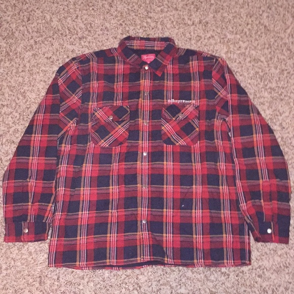 supreme flannel jacket